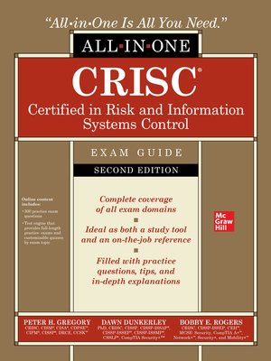 cover image of CRISC Certified in Risk and Information Systems Control All-in-One Exam Guide